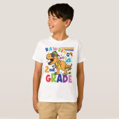T-shirt Rawring into 2nd Grade Back to School Kids (Devant entier)