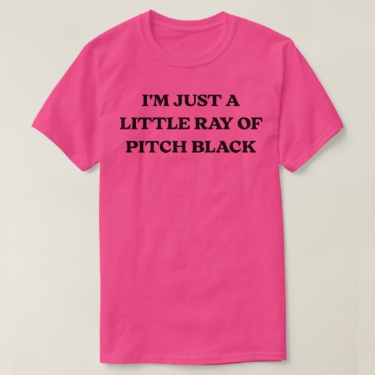 T-shirt Ray of Pitch Black (Design devant)