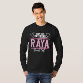T-shirt Raya Keep Calm et laisser Raya Handle que (Devant entier)