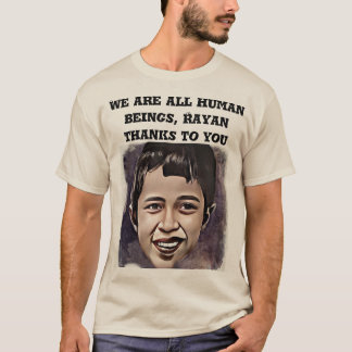 T-shirt Rayan, wij zijn allemaal mensen