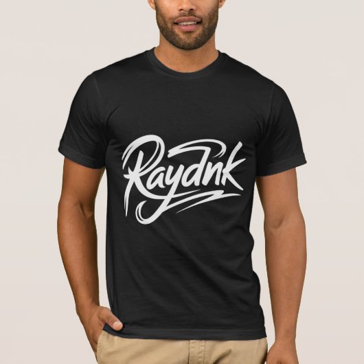 T-shirt Raydnk Custom Script Logo  (Devant)
