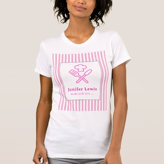T-shirt Rayé Élégant (Devant)