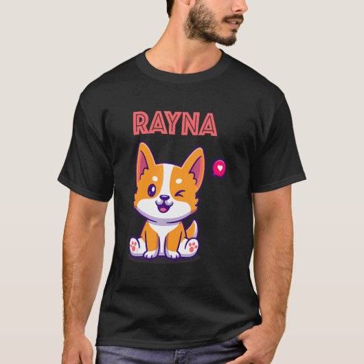 T-shirt Rayna montrer l'amour des chiens mignon et doux (Devant)
