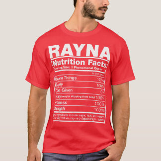 T-shirt Rayna Nutrition FactsRayna 