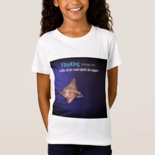 T-Shirt Rayon d'aigle tacheté sous l'eau