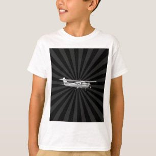 T-shirt Rayon de soleil classique de silhouette de Cessna