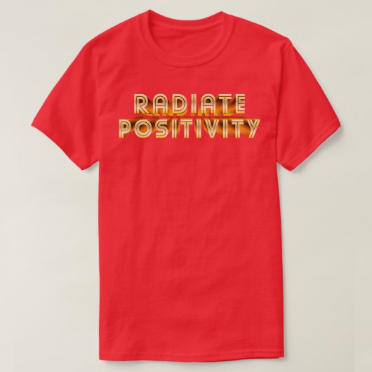 T-shirt Rayonner de positivité (Design devant)
