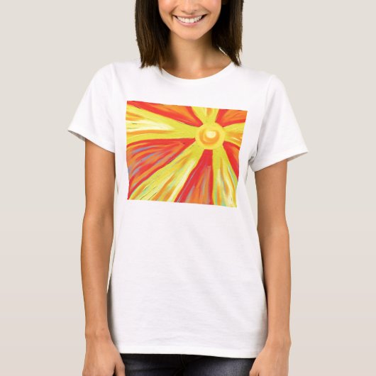 T-shirt Rayons chauds de Sun (Devant)