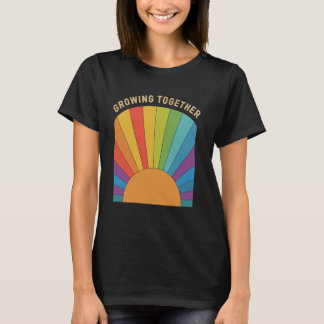 T-shirt Rayons de soleil vibrant avec phrase motivationnel