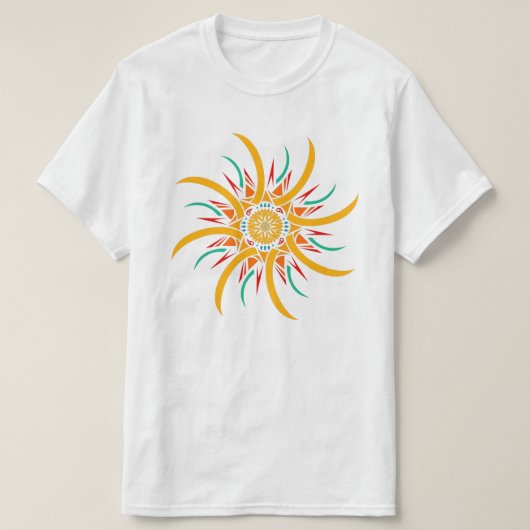T-shirt rayons solaires (Design devant)