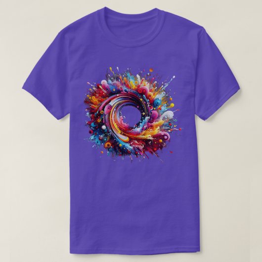 T-shirt Rayons solaires du système solaire Starlit Explore (Design devant)