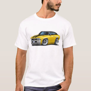T-shirt Rayures 1968 Jaune-Noires de Chevelle