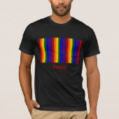 T-shirt Rayures arc-en-ciel (Devant)
