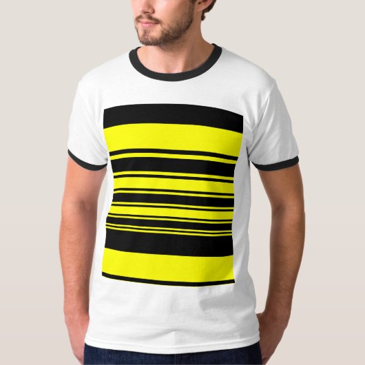 T-shirt Rayures de bourdon (Devant)