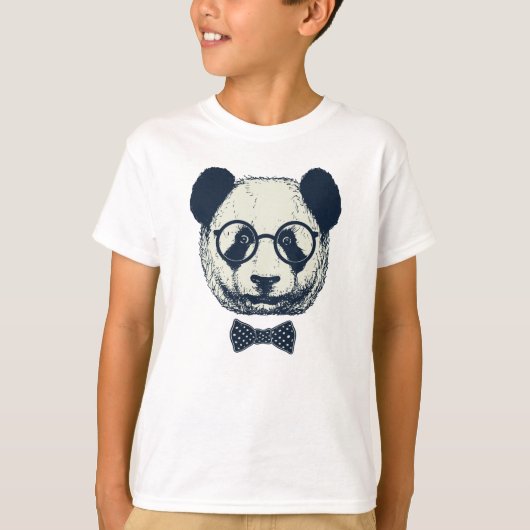 T-shirt Rayures de panda (Devant)