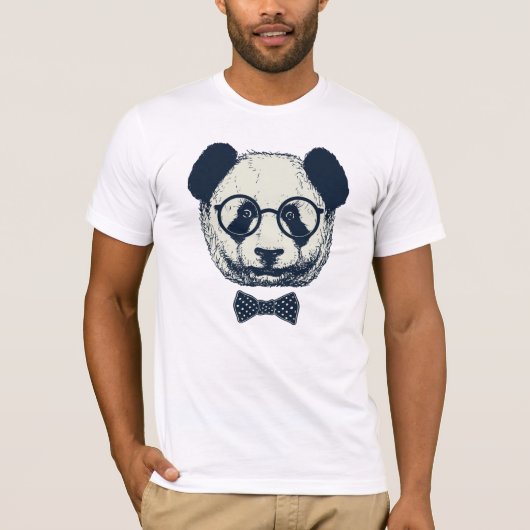 T-shirt Rayures de panda (Devant)