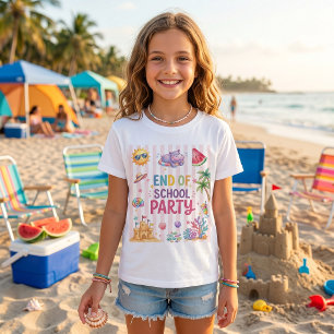 T-Shirt rayures fête de fin d'année scolaire
