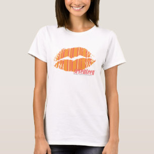 T-shirt Rayures minces oranges