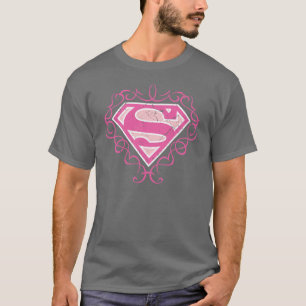 T-shirt Rayures roses de Supergirl