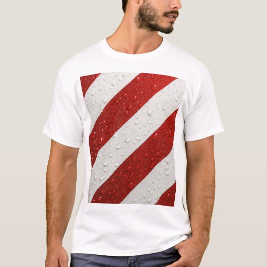 T-shirt Rayures Saturées (Devant)