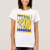 T-Shirt rayures That's Bananas (Devant)