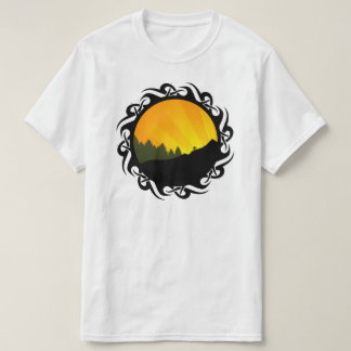 T-shirt rayz de recyclage de montagne
