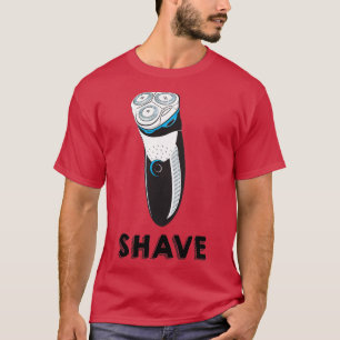 T-shirt Razor de rasage de barbe