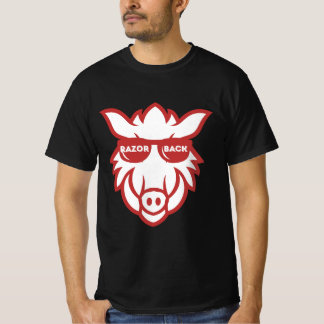 T-shirt Razorbacks École Sports Ventilateur Team Spirit