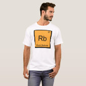 T-shirt Rb - Rock Bas Funny Chimie Élément Symbole T (Devant entier)