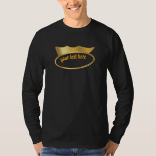 T-shirt rban Streetwear Couronne Dorée, T-S personnalisé g
