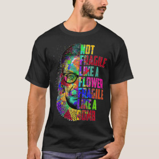 T-shirt RBG Fragile comme une bombe Ruth Bader Ginsburg
