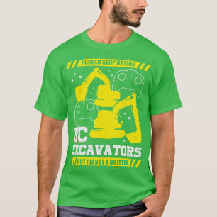 T-shirt RC Excavateur de construction Digger de véhicule c