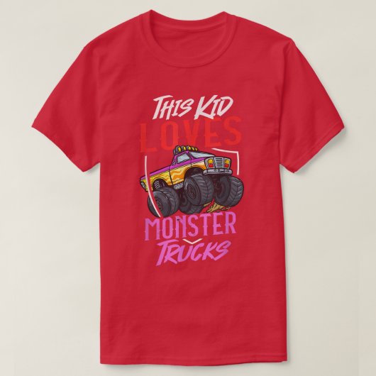 T-shirt Rc Monster Truck Remote Control Car 2369 (Design devant)