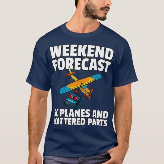 T-shirt RC Plane Gift For RC Pilot Model Airplane Lover (Devant)