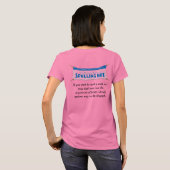 T-shirt RCP Orthographe Bee, Bell et Règles (Dos entier)