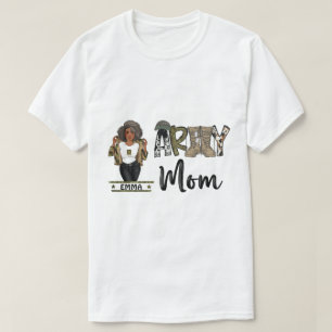 T-shirt RD Chemise personnalisée maman armée, personnalisa