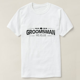 T-shirt RD Chemises de Bachelor Personnalisées, Groomsman