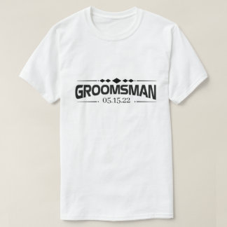 T-shirt RD Chemises de Bachelor Personnalisées, Groomsman