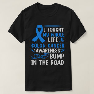 T-shirt RD Colon Sensibilisation au cancer Colorectal Bleu