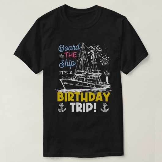 T-shirt RD Cruise Voyage Vacances Cadeau - Croisière d'ann (Design devant)