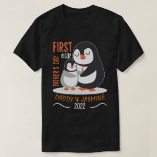 T-shirt RD Pingouin Personnalisé Père Et Fille