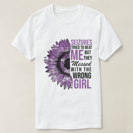 T-shirt RD Seizures A Essayé De Me Battre, Sensibilisation (Design devant)