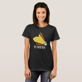 T-shirt Re-duck tion Funny Animal Canard Pun Dark BG (Devant entier)