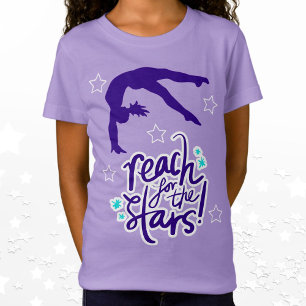 T-Shirt Reach for the Stars Gymnastique Tumbling
