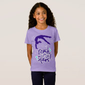 T-Shirt Reach for the Stars Gymnastique Tumbling (Devant entier)