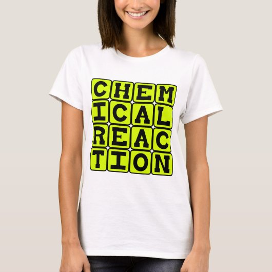T-shirt Réaction chimique (Devant)