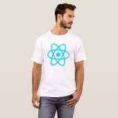 T-shirt ReactJS réagissent le programmeur de Javascript de (Devant entier)