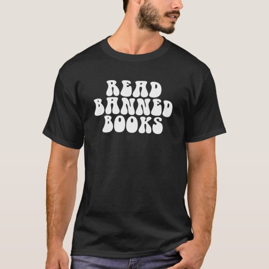 T-shirt Read Banned Books Book Reading Book Nerd Librari (Devant)