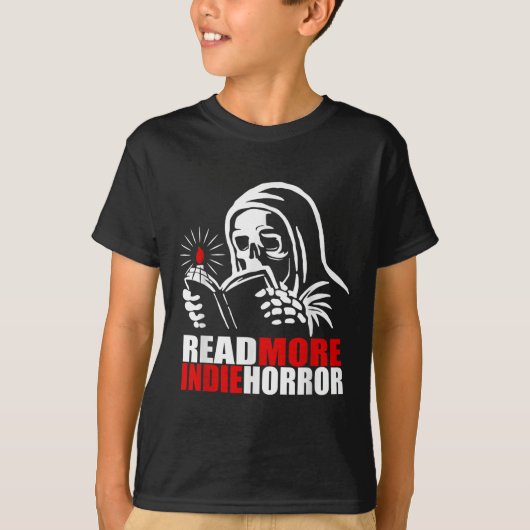 T-shirt Read More Indie Horror Apparel  (Devant)
