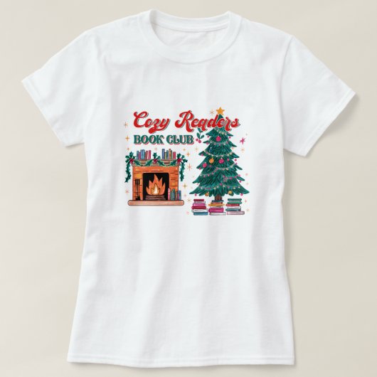 T-shirt Reader Book Club Christmas Tee (Design devant)